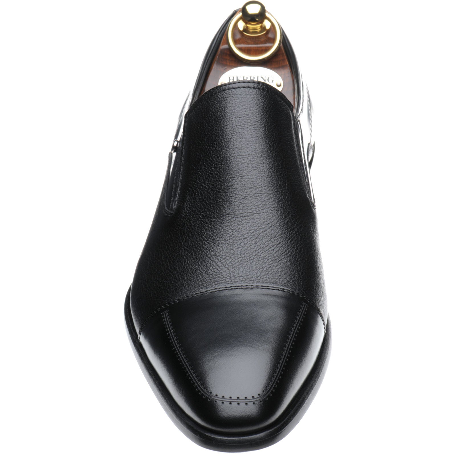 Product image for Herring Frederick in black calf and polished