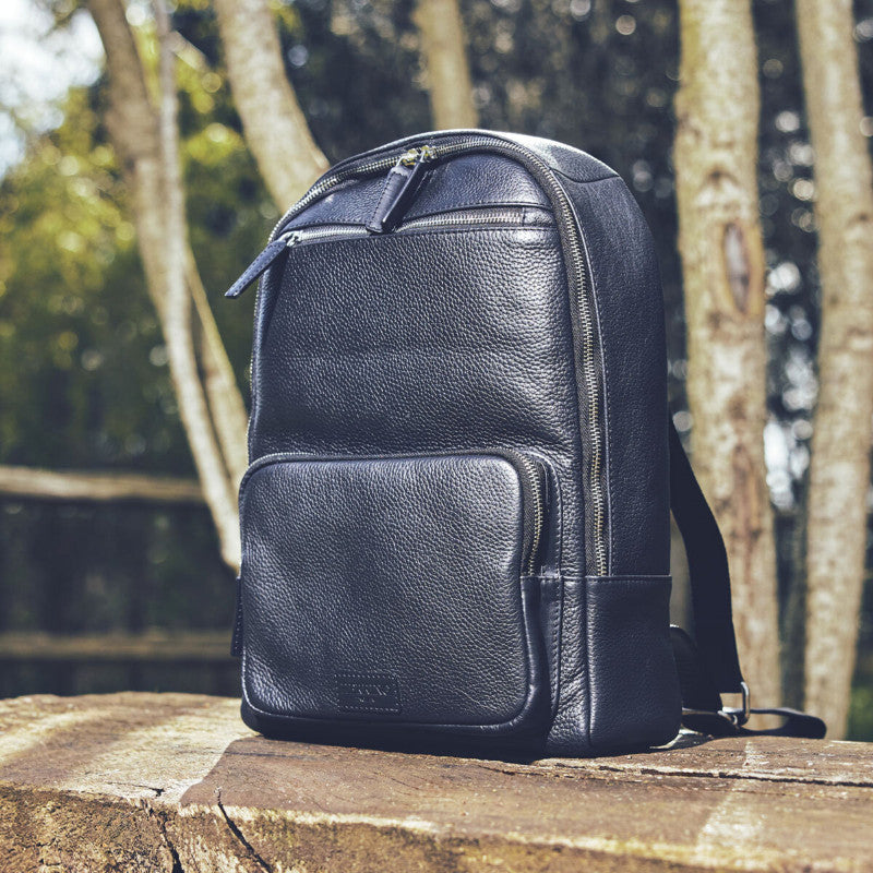 Product image for Herring Grantley Backpack in black grain