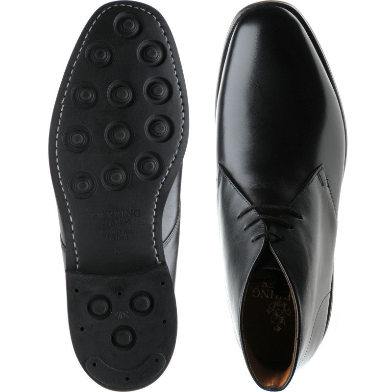 Product image for Herring Grays Rubber in black calf