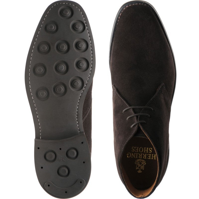 Product image for Herring Grays Rubber in brown suede