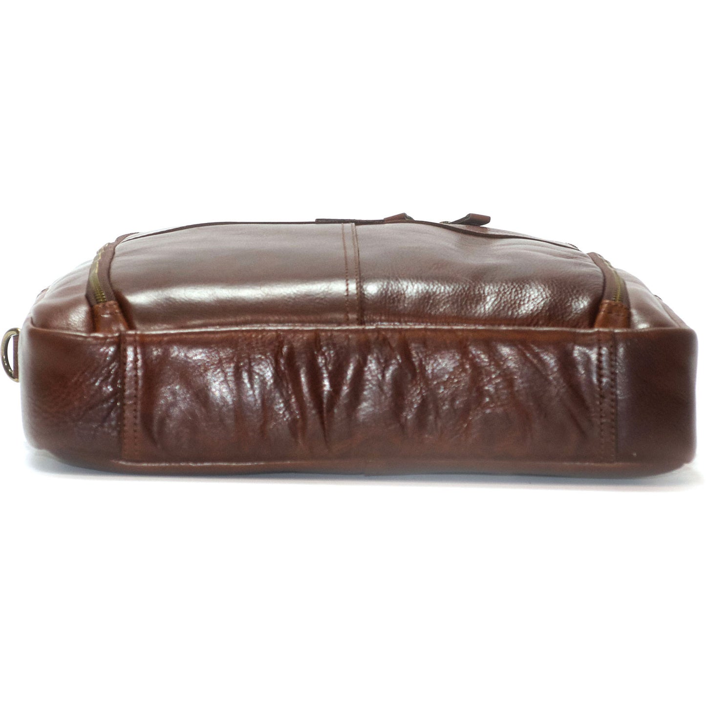 Product image for Herring Harwich Briefcase in mahogany grain