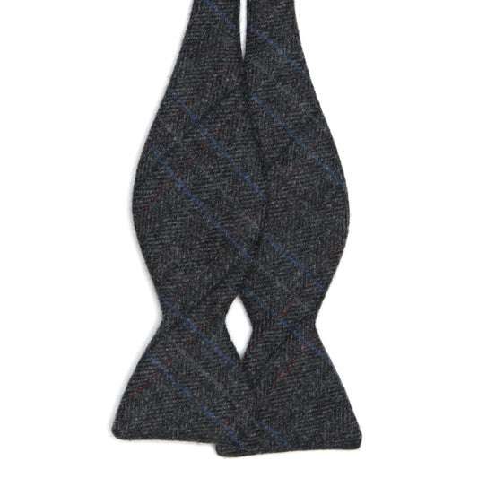Product image for Herring Herring Tweed Bow Tie in charcoal grey