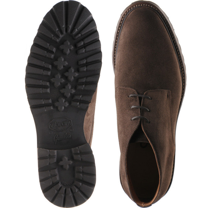 Product image for Herring Hook in dark brown suede