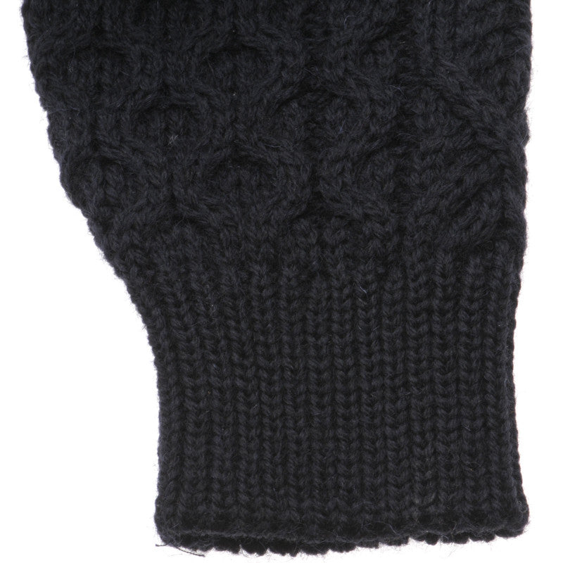 Product image for Herring Hudson Aran Jumper by Peregrine in navy