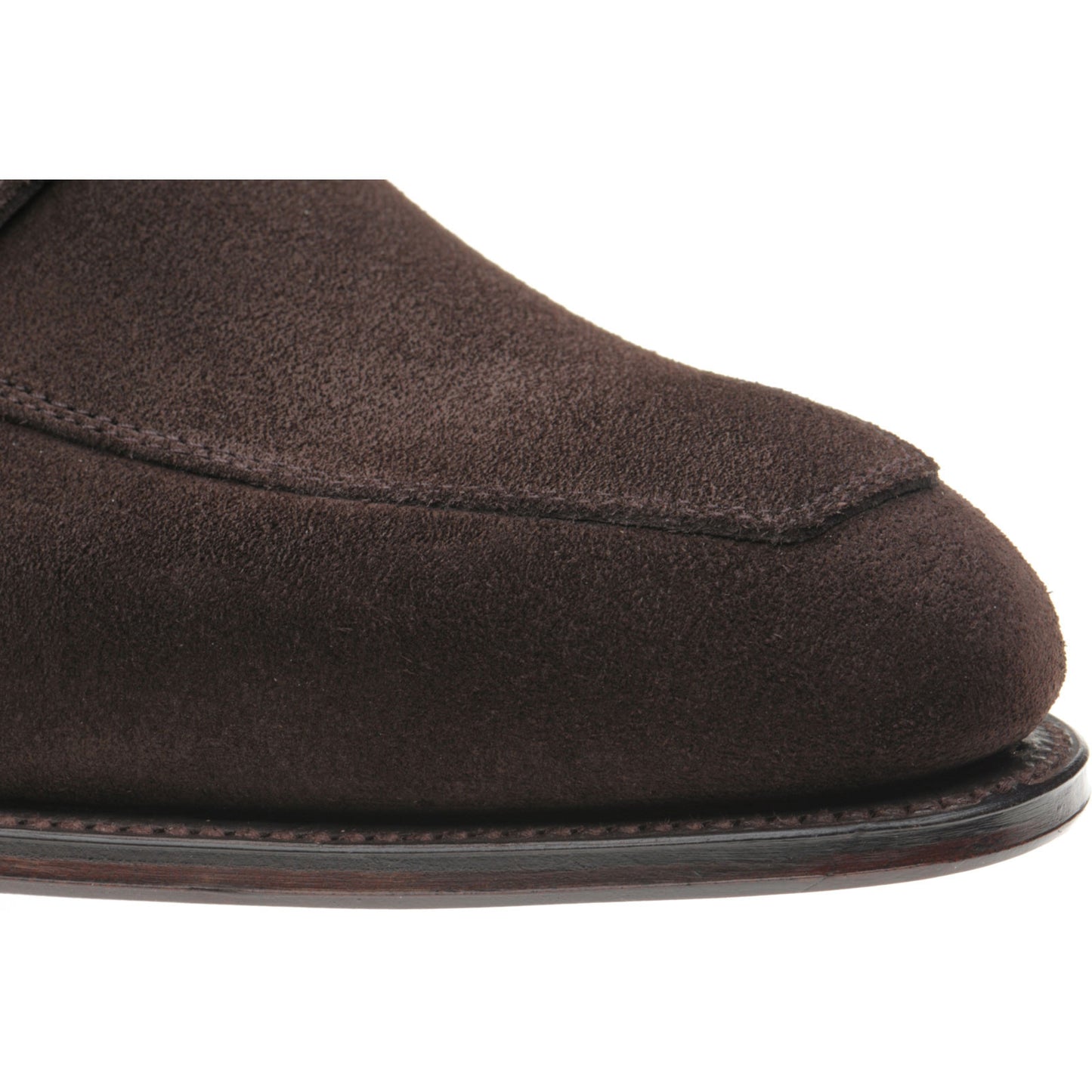 Product image for Herring James mens loafers in brown suede