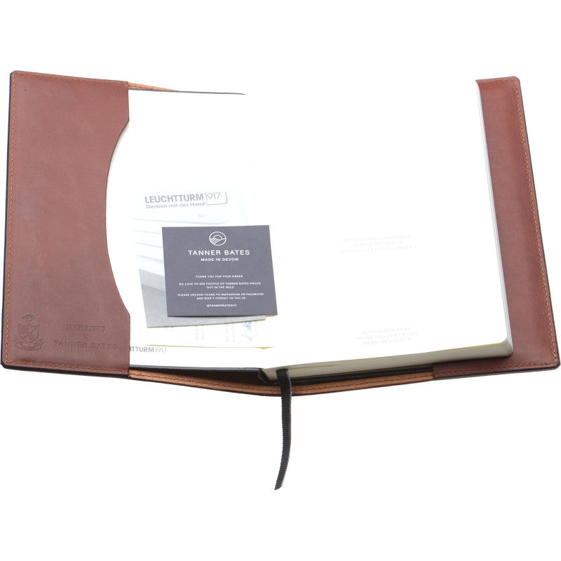 Product image for Herring Journal in conker calf