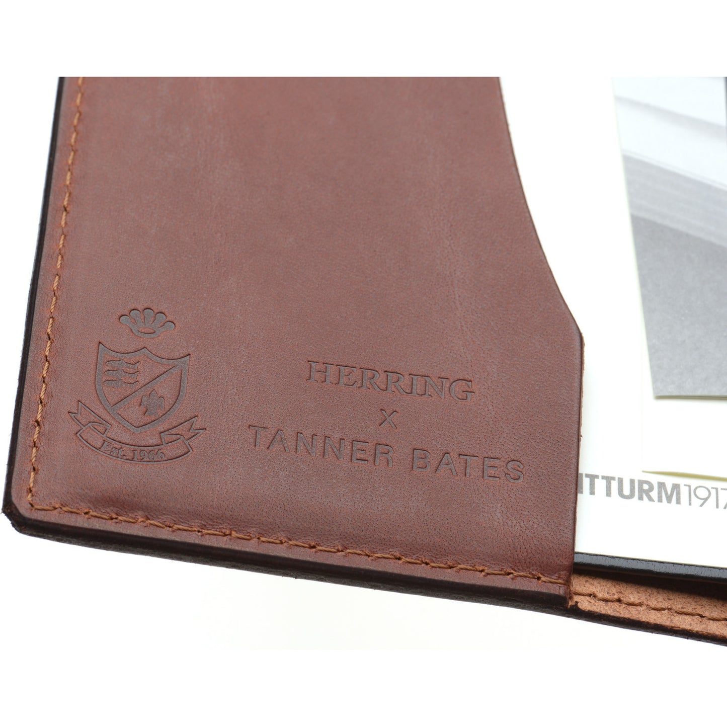 Product image for Herring Journal in conker calf