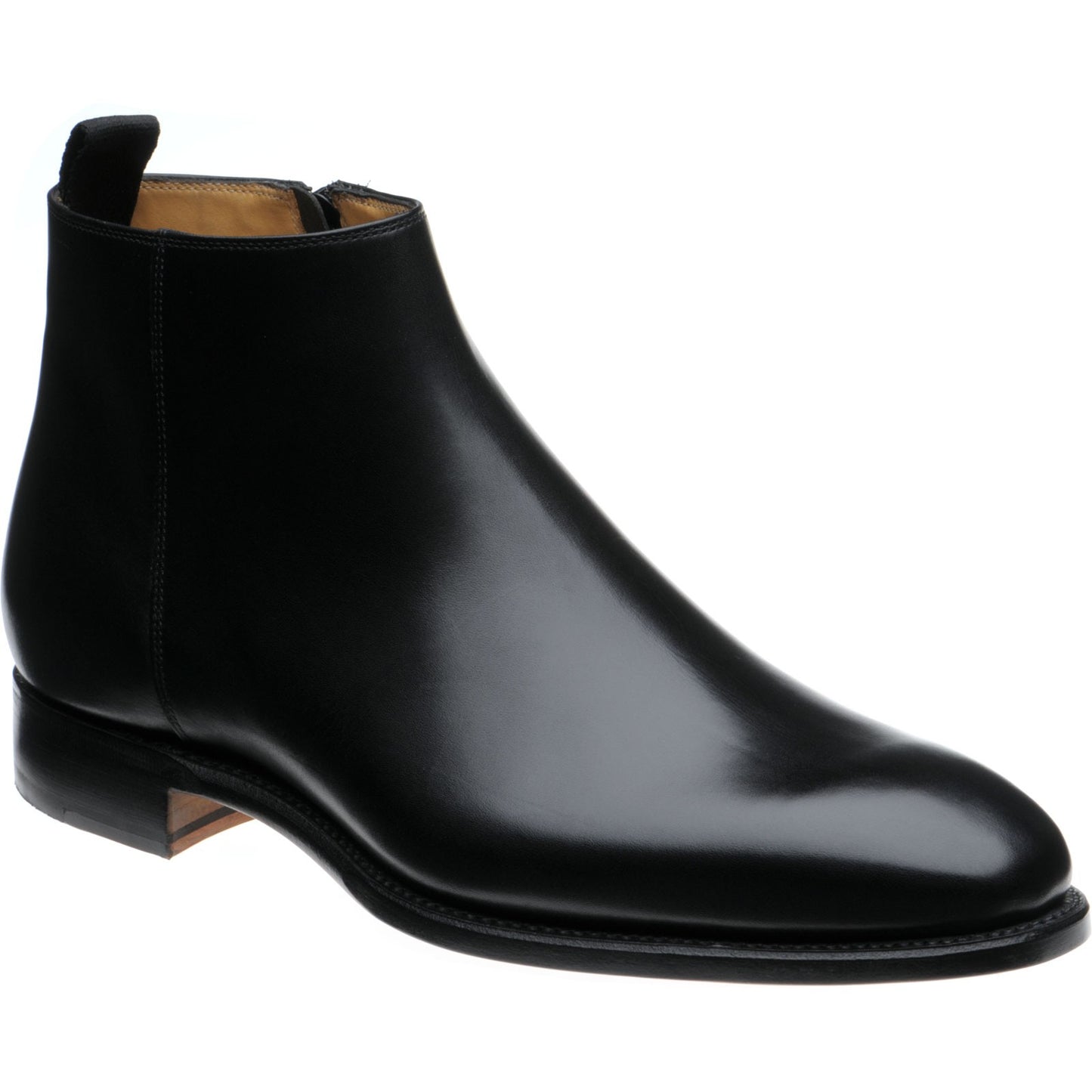 Product image for Herring Jude mens Chelsea boots in black calf