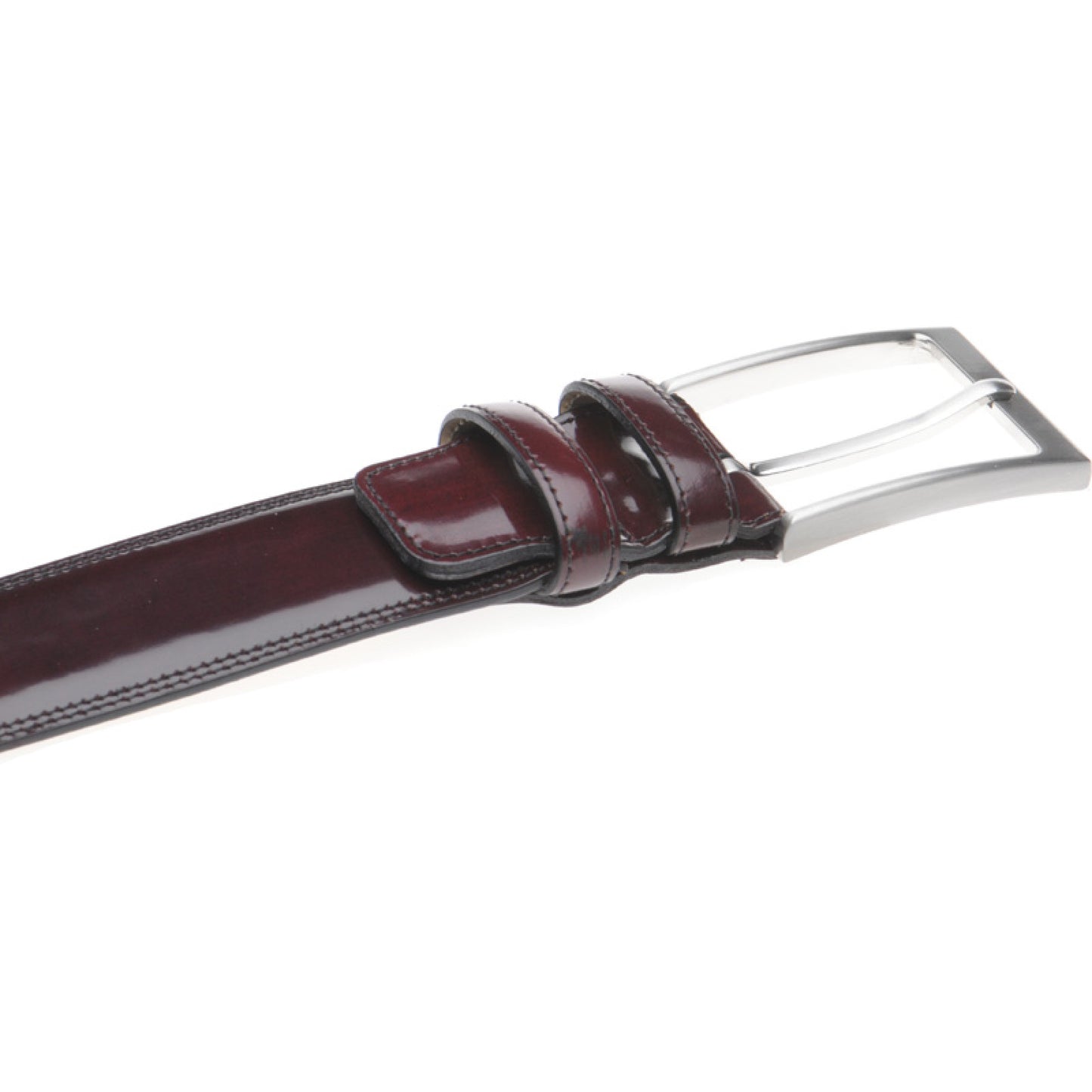 Product image for Herring Kensington Belt in burgundy polished