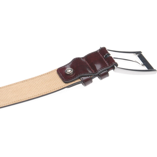Product image for Herring Kensington Belt in burgundy polished