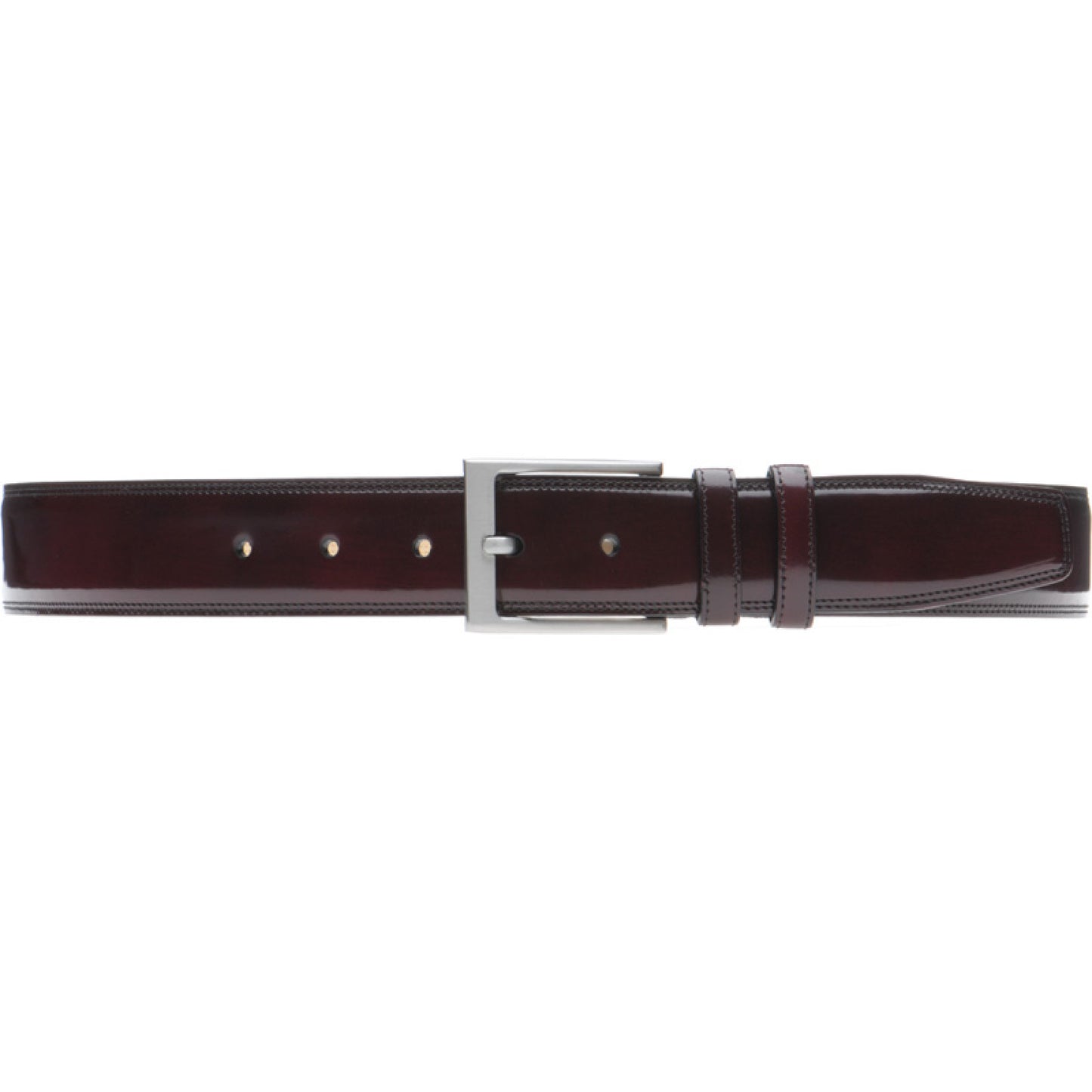 Product image for Herring Kensington Belt in burgundy polished