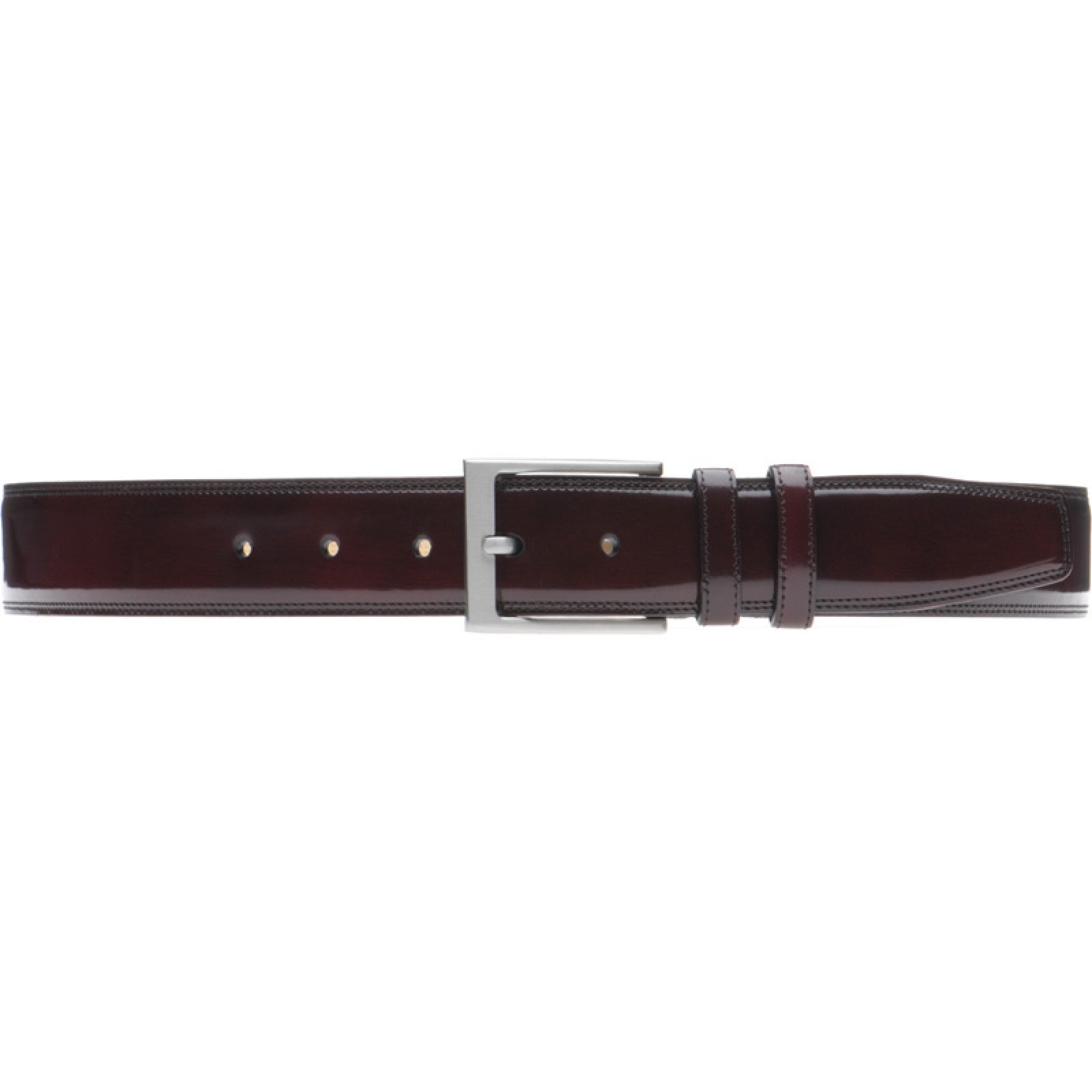 Product image for Herring Kensington Belt in burgundy polished