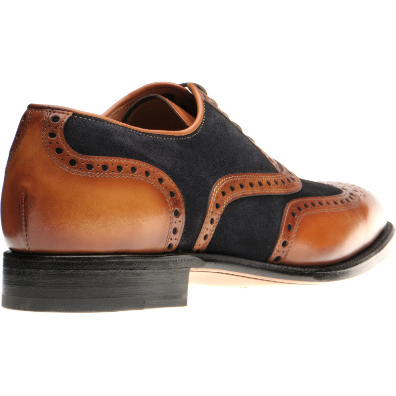 Product image for Herring Kingston in brown calf and navy suede
