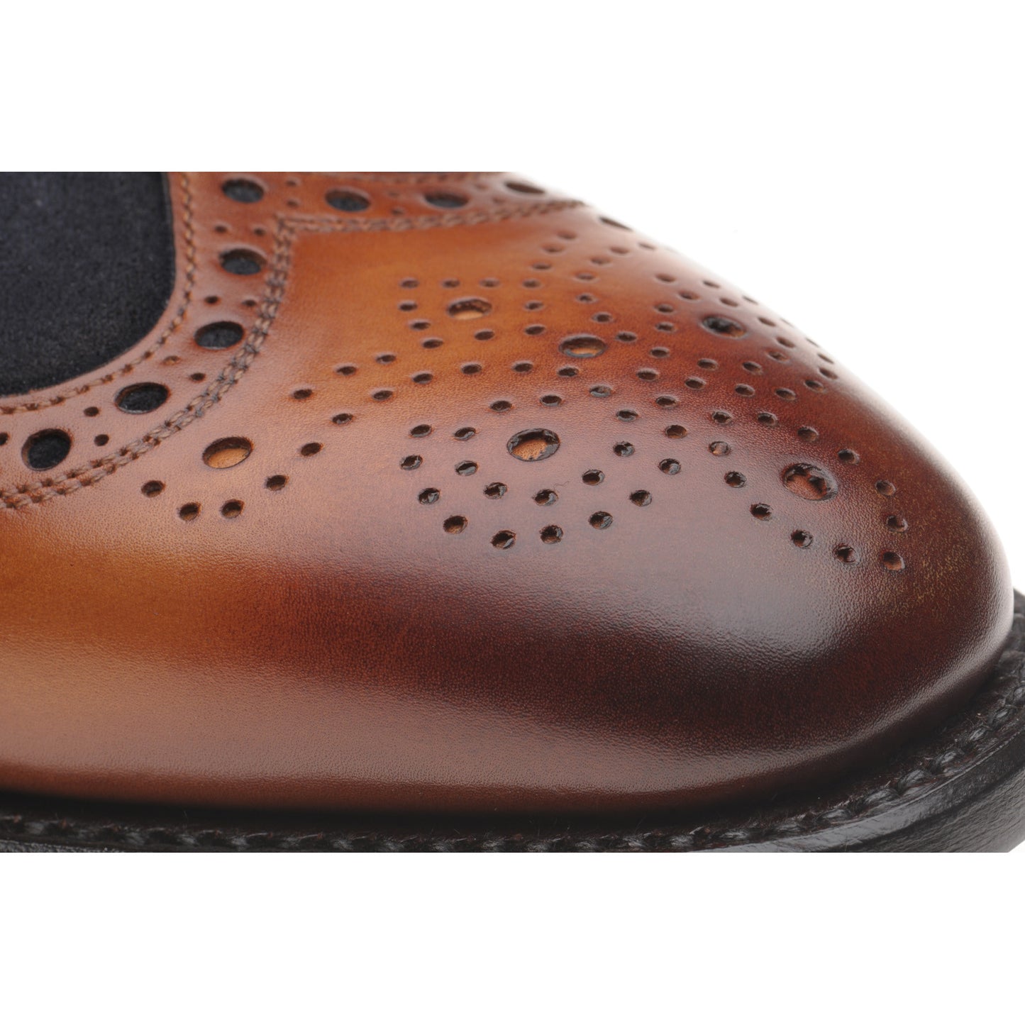 Product image for Herring Kingston in brown calf and navy suede