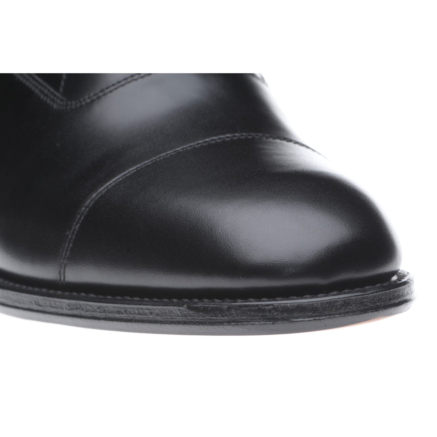 Product image for Herring Knightsbridge (Oxford) mens Oxfords in black calf (second)
