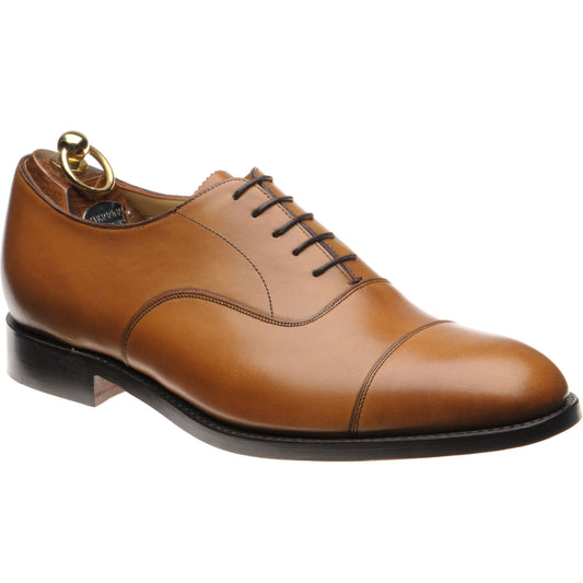 Product image for Herring Knightsbridge (Oxford) mens Oxfords in chestnut burnished calf
