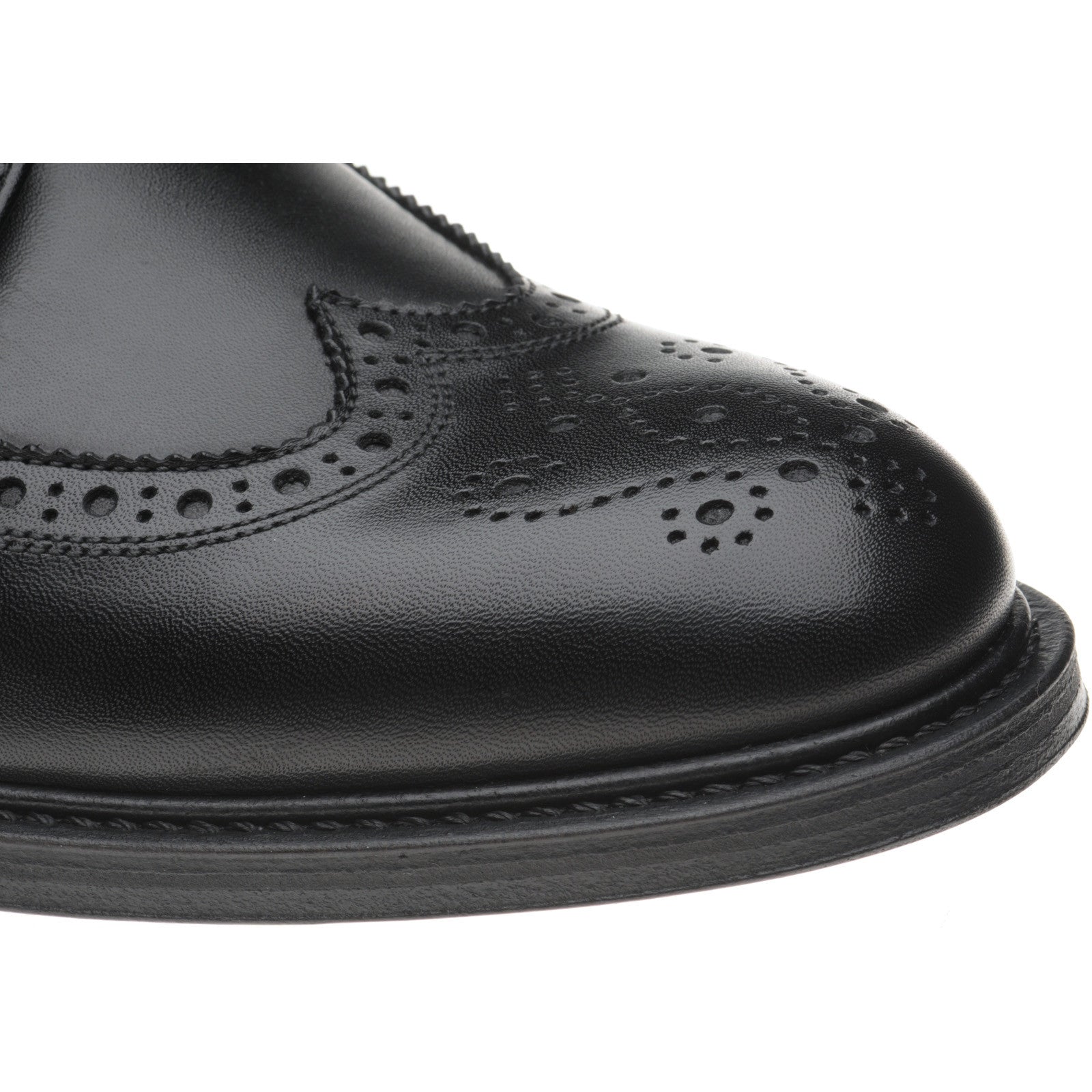 Product image for Herring Lancaster in black calf