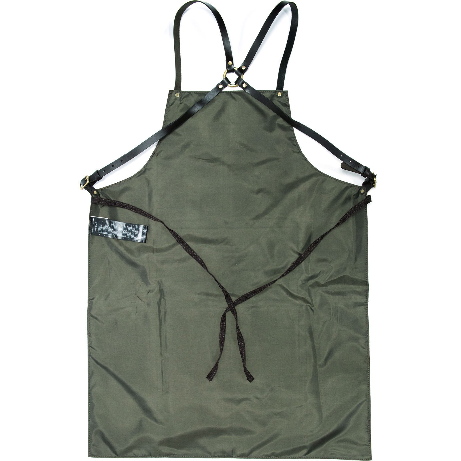 Product image for Herring Leather Apron in brown waxy