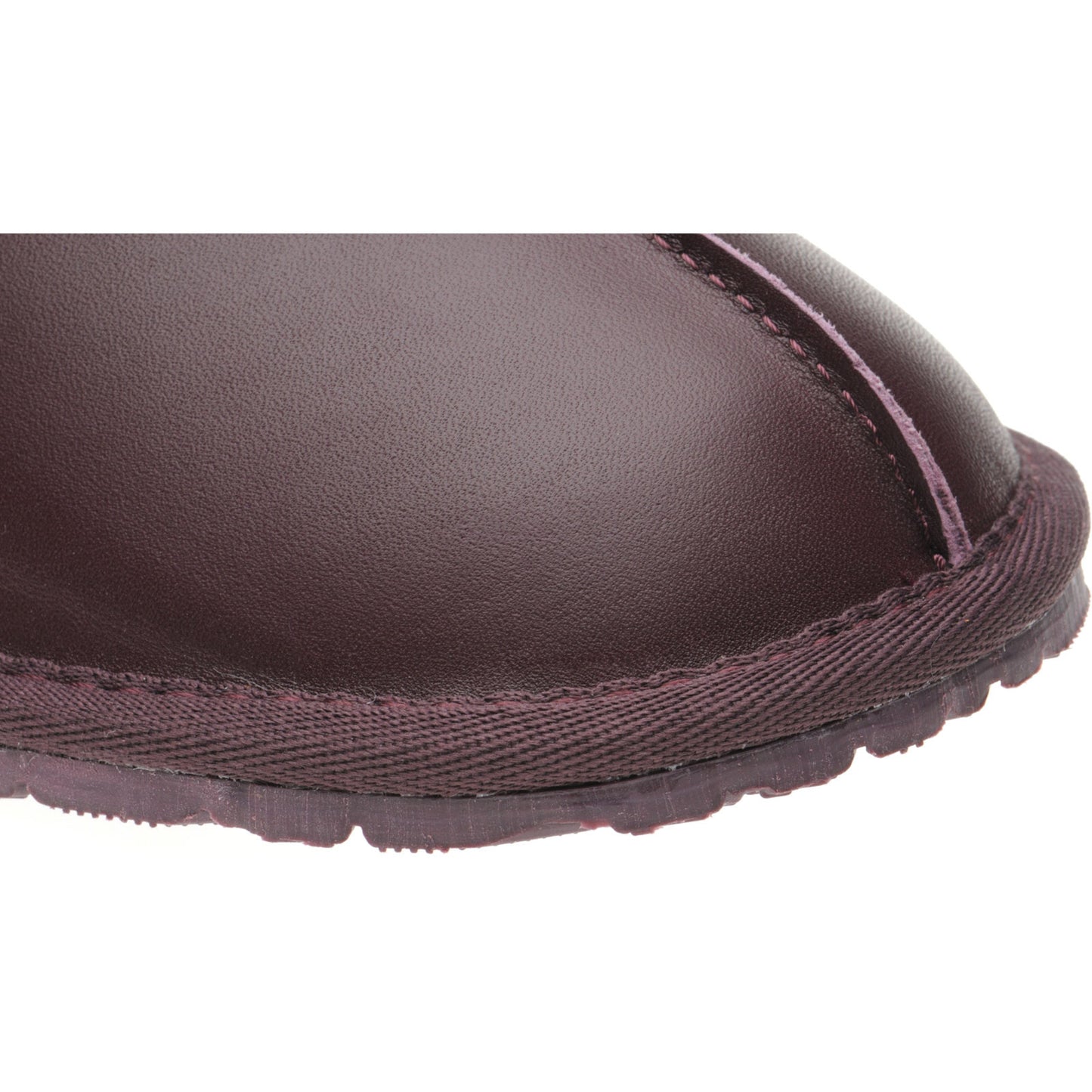 Product image for Herring Logan rubber-soled slippers in burgundy