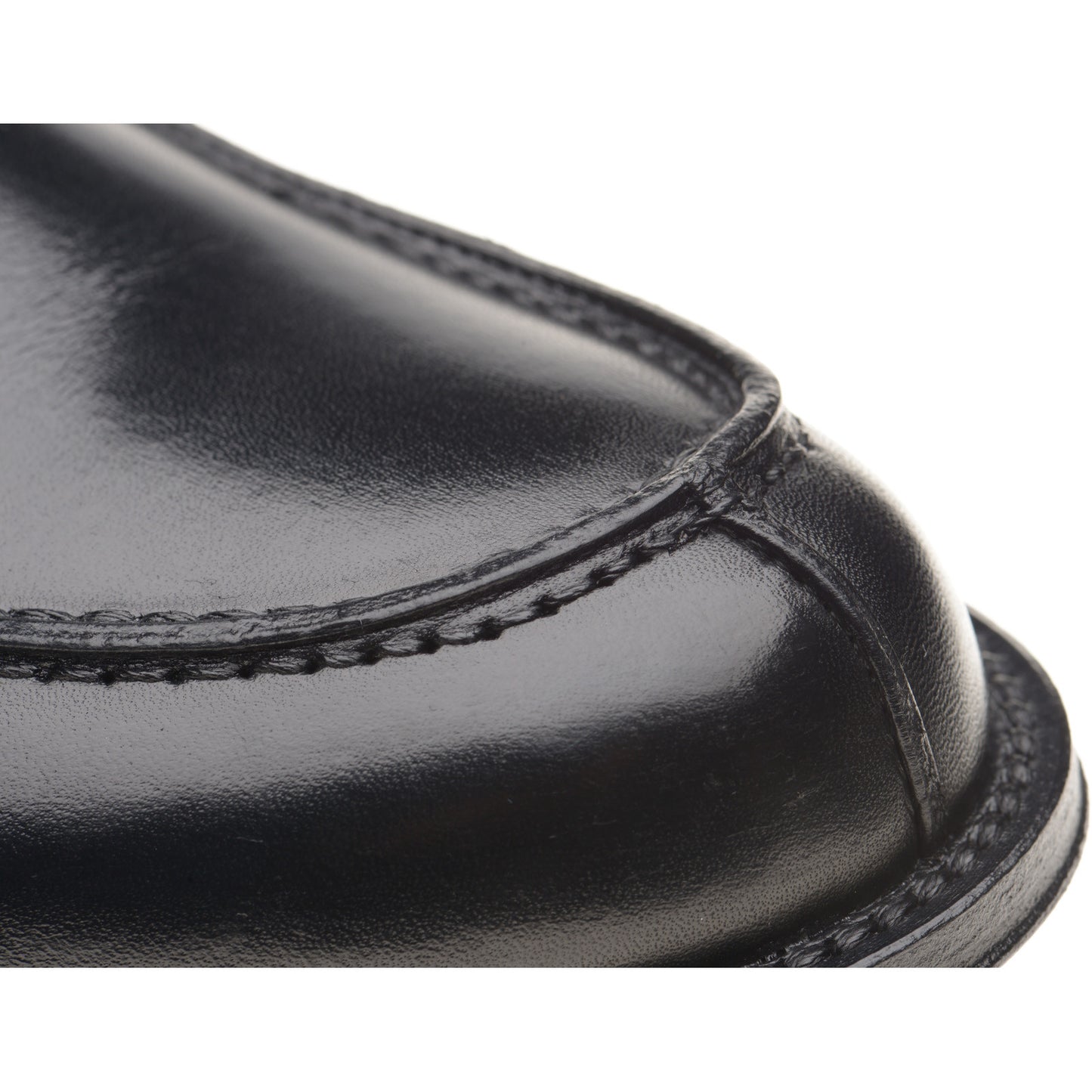 Product image for Herring Lombardo mens hybrid-soled loafers in black calf