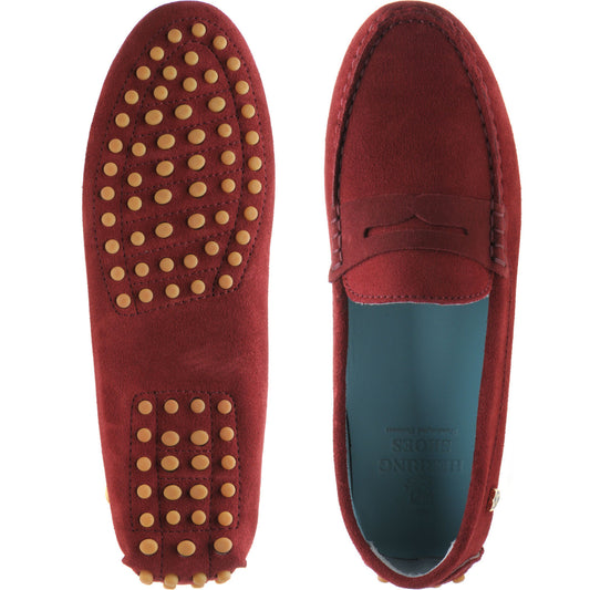 Product image for Herring Louisa in burgundy suede