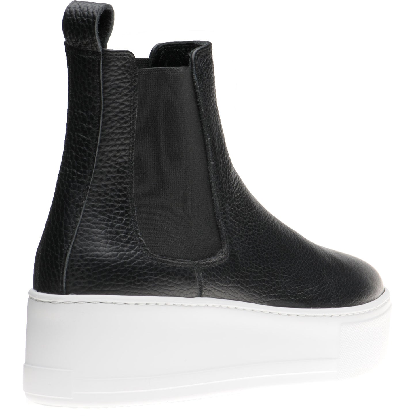 Product image for Herring Maggiore ladies rubber-soled Chelsea boots in black grain