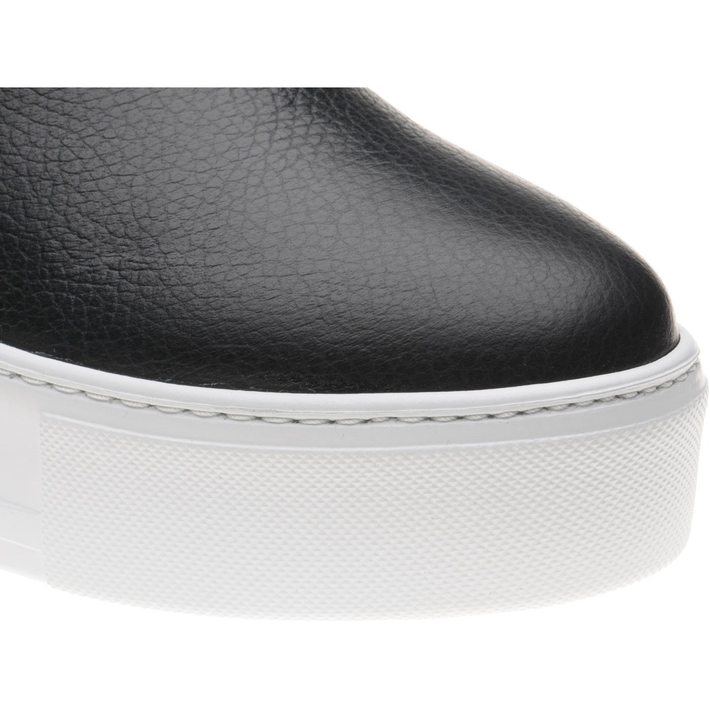 Product image for Herring Maggiore ladies rubber-soled Chelsea boots in black grain