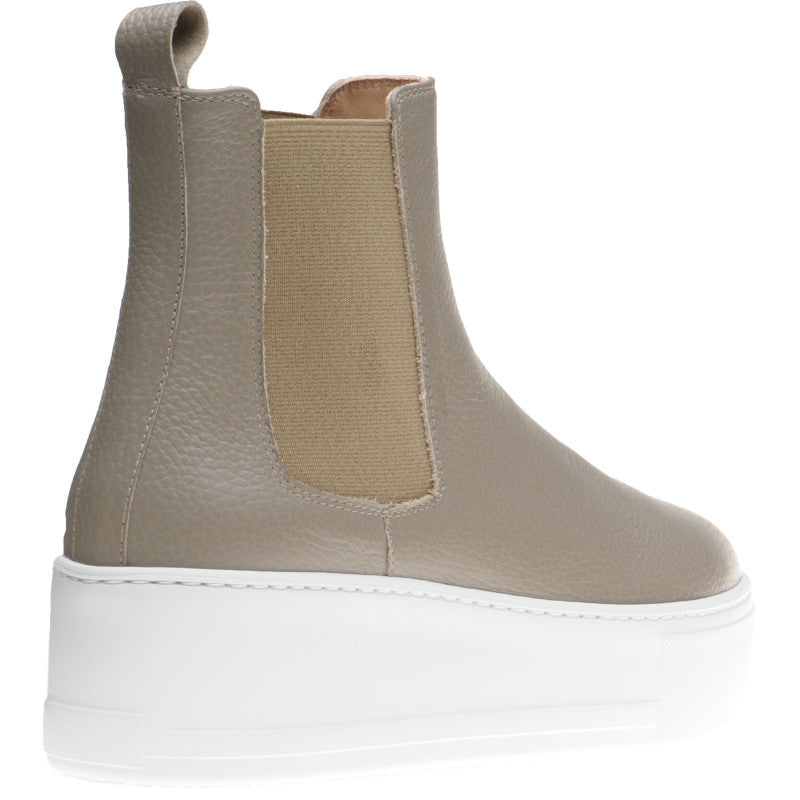 Product image for Herring Maggiore ladies rubber-soled Chelsea boots in stone grain