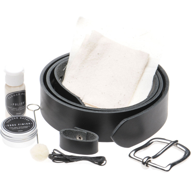 Product image for Herring Make Your Own Belt Kit in black calf