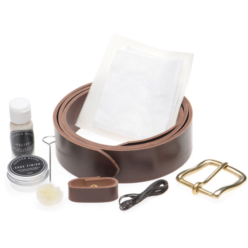 Product image for Herring Make Your Own Belt Kit in cocoa calf