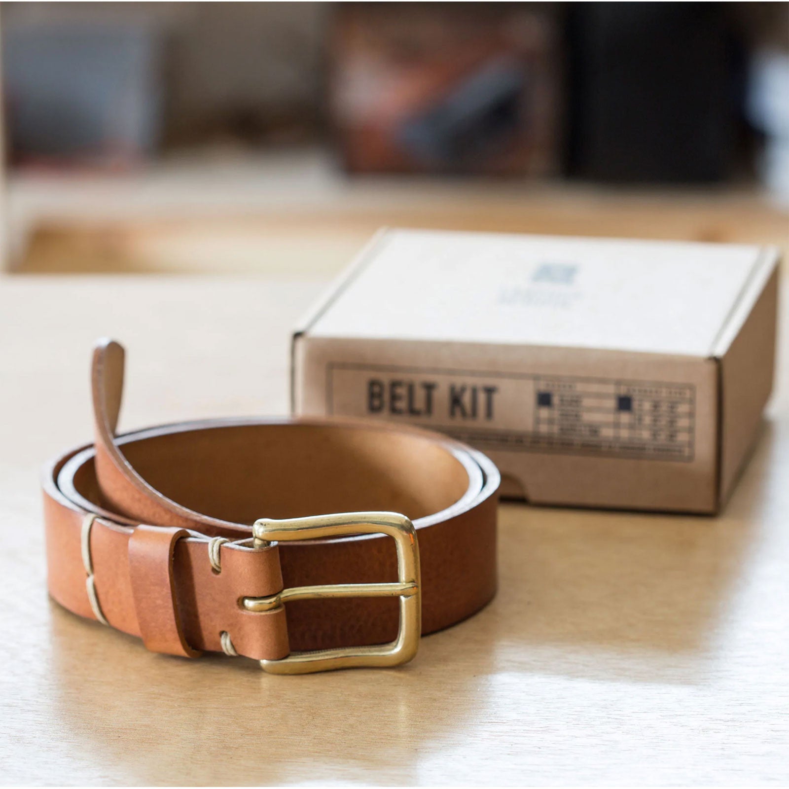 Product image for Herring Make Your Own Belt Kit in saddle tan