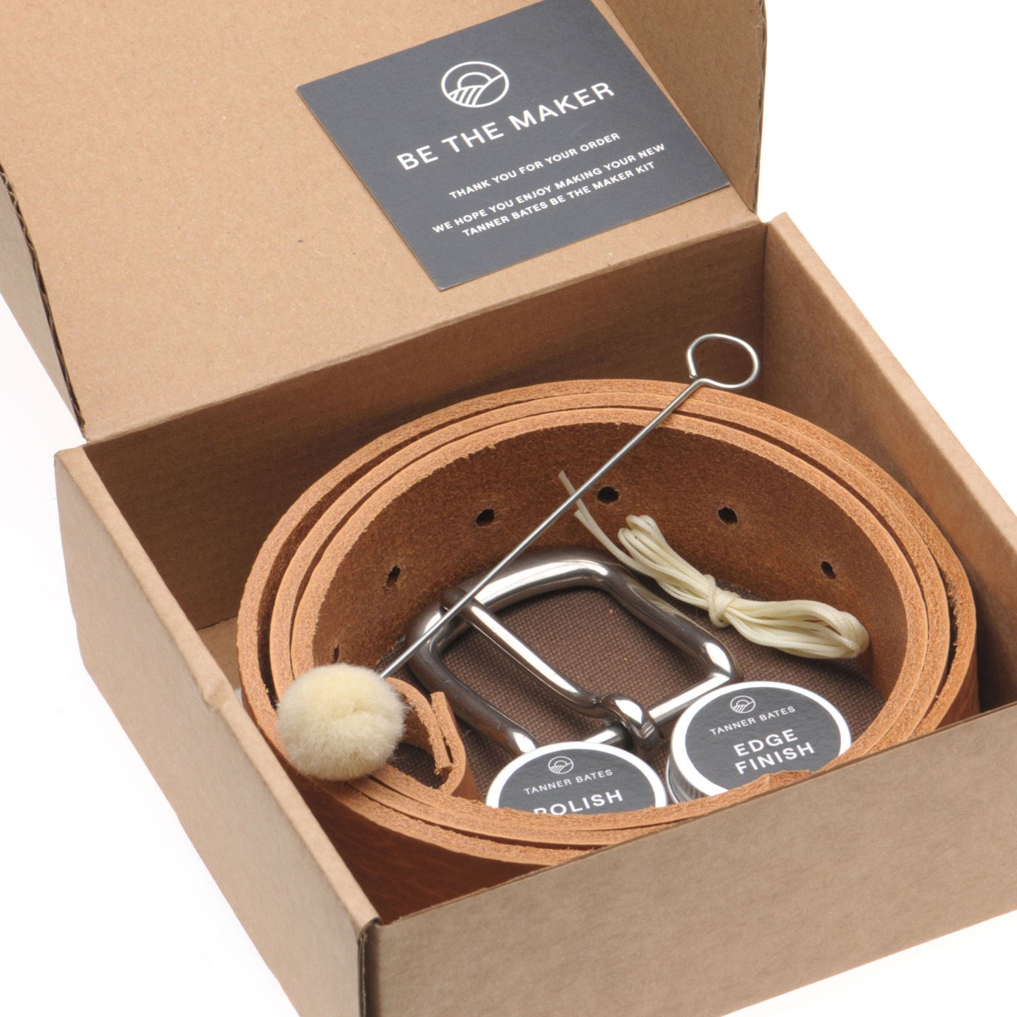 Product image for Herring Make Your Own Belt Kit in saddle tan