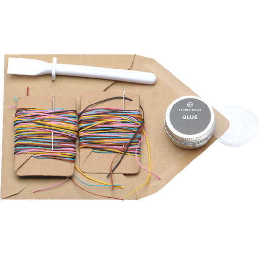 Product image for Herring Make Your Own Billfold Wallet Kit in conker calf