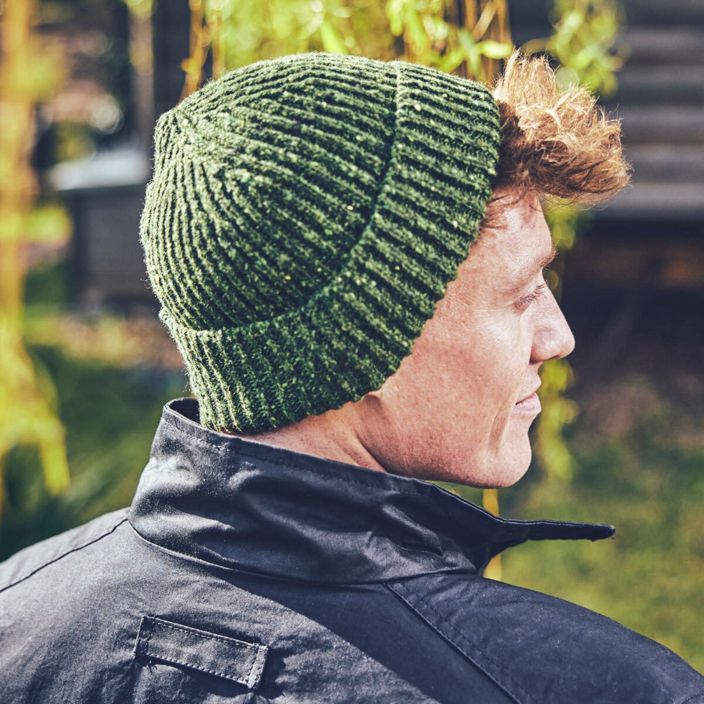 Product image for Herring Malin Beanie Hat in green