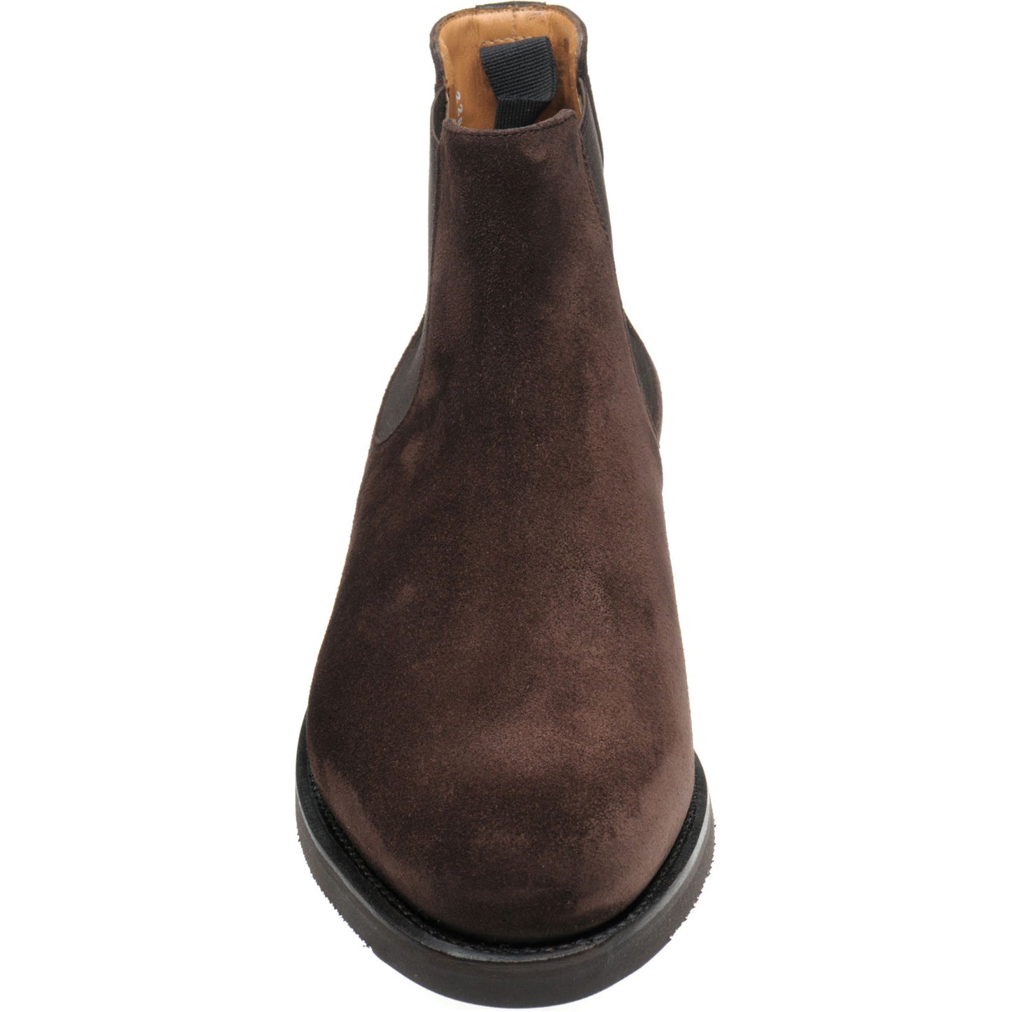 Product image for Herring Mantua mens rubber-soled Chelsea boots in brown suede