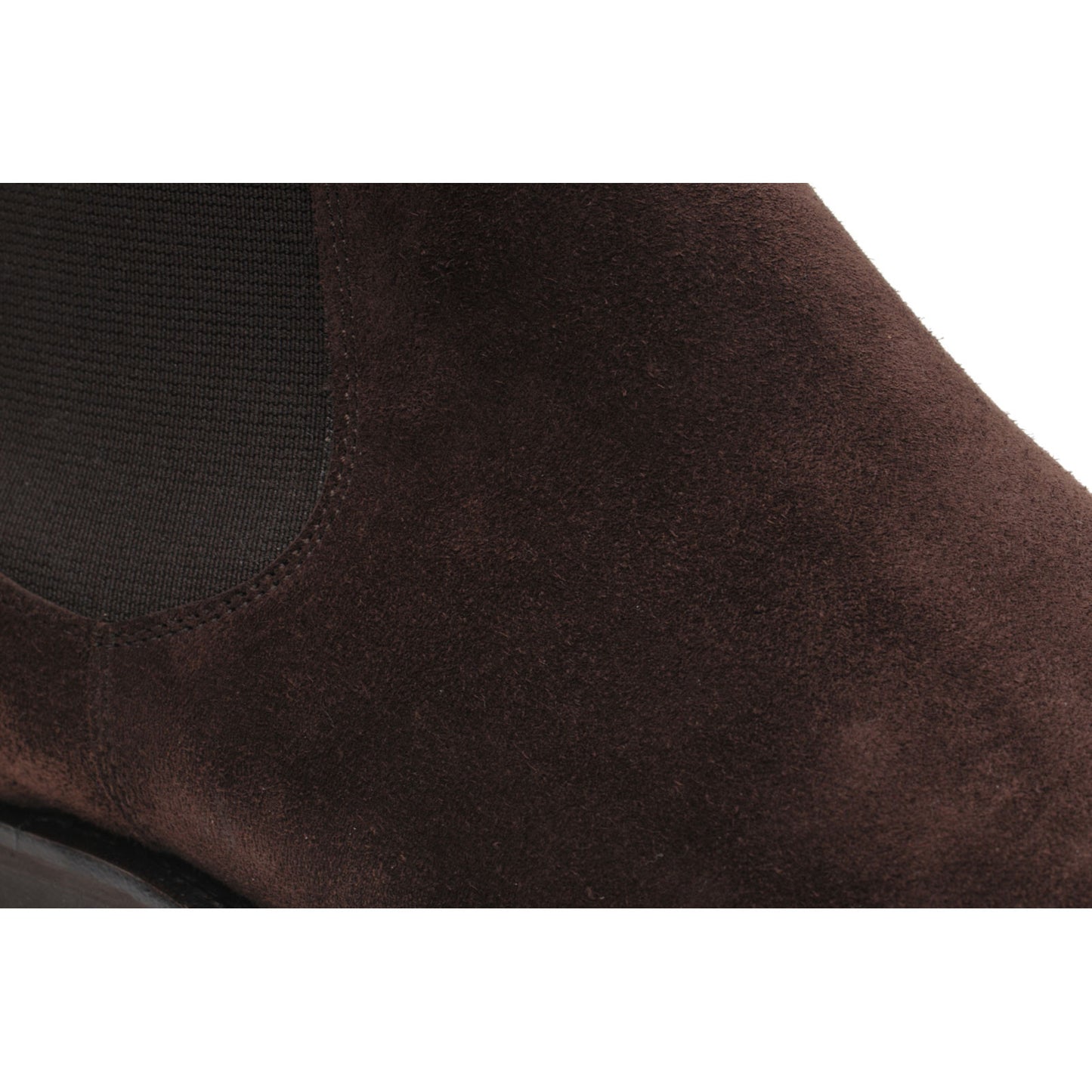 Product image for Herring Mantua mens rubber-soled Chelsea boots in brown suede