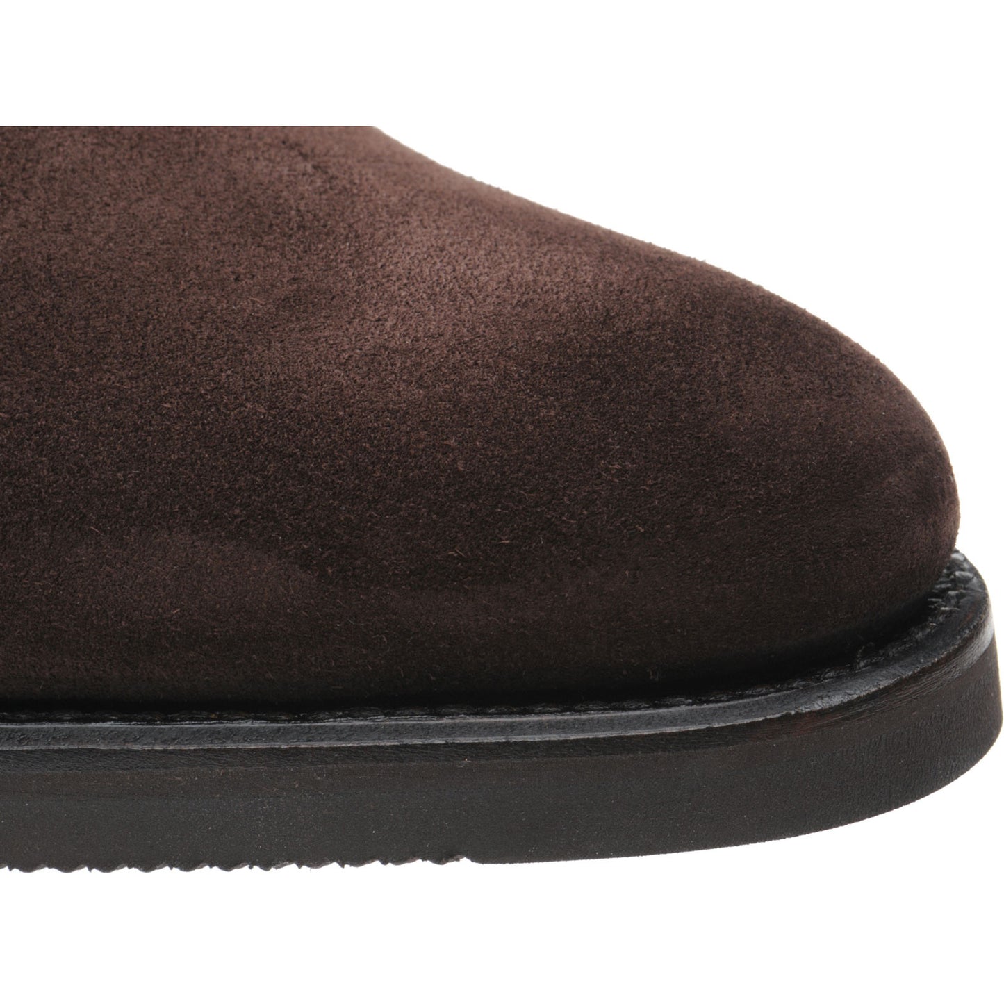 Product image for Herring Mantua mens rubber-soled Chelsea boots in brown suede