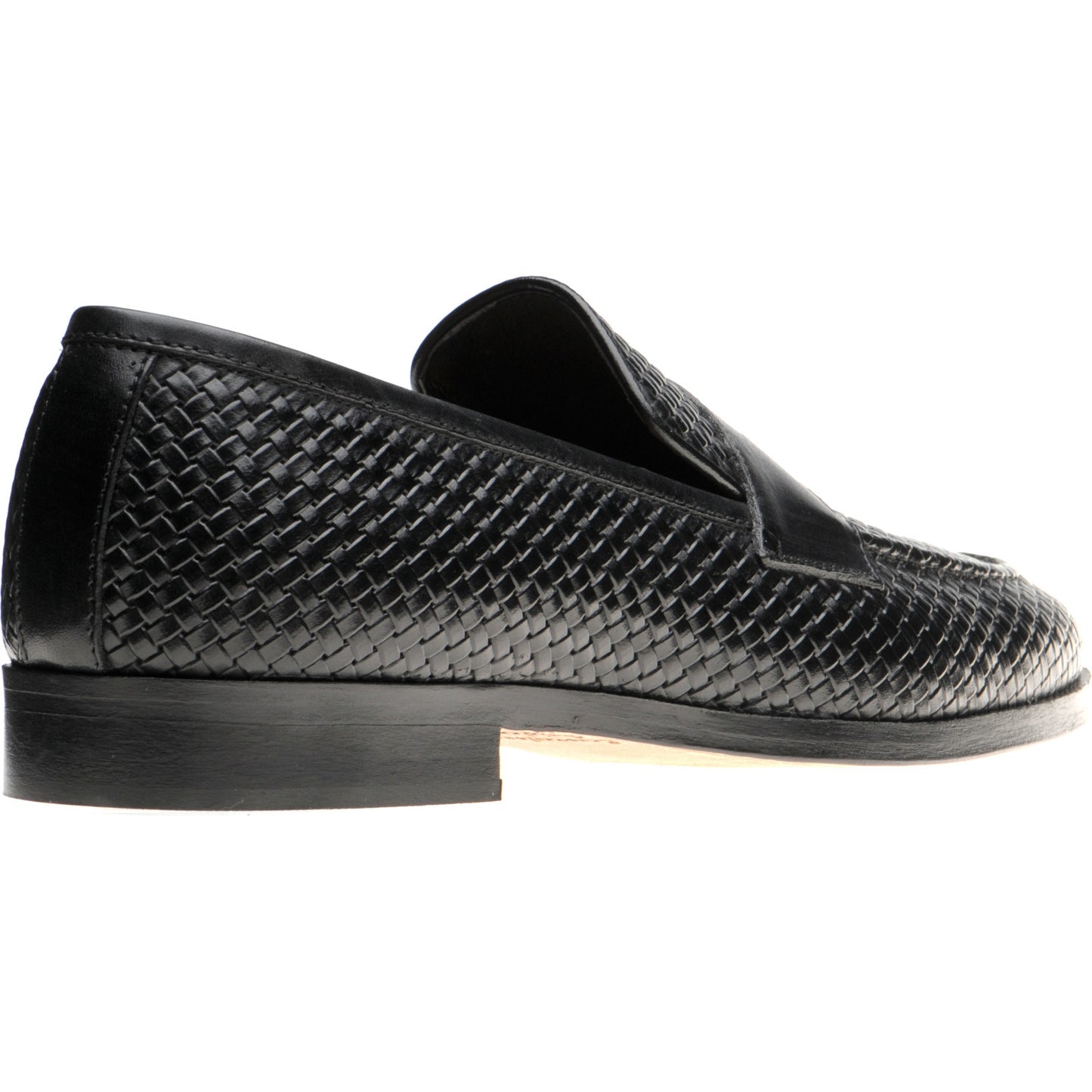 Product image for Herring Marmi mens loafers in black calf