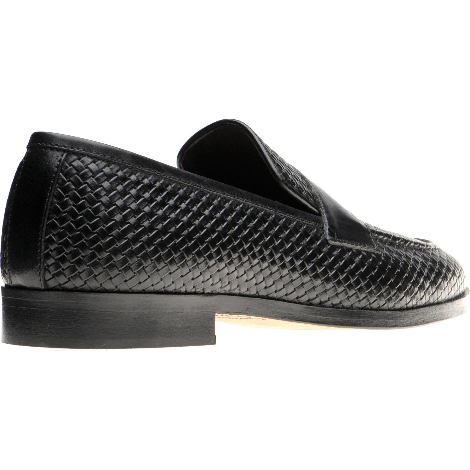 Product image for Herring Marmi mens loafers in black calf