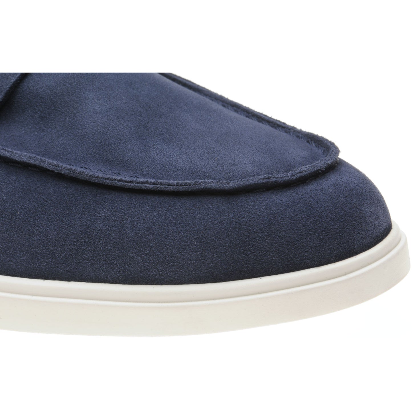 Product image for Herring Matira mens rubber-soled loafers in blue suede