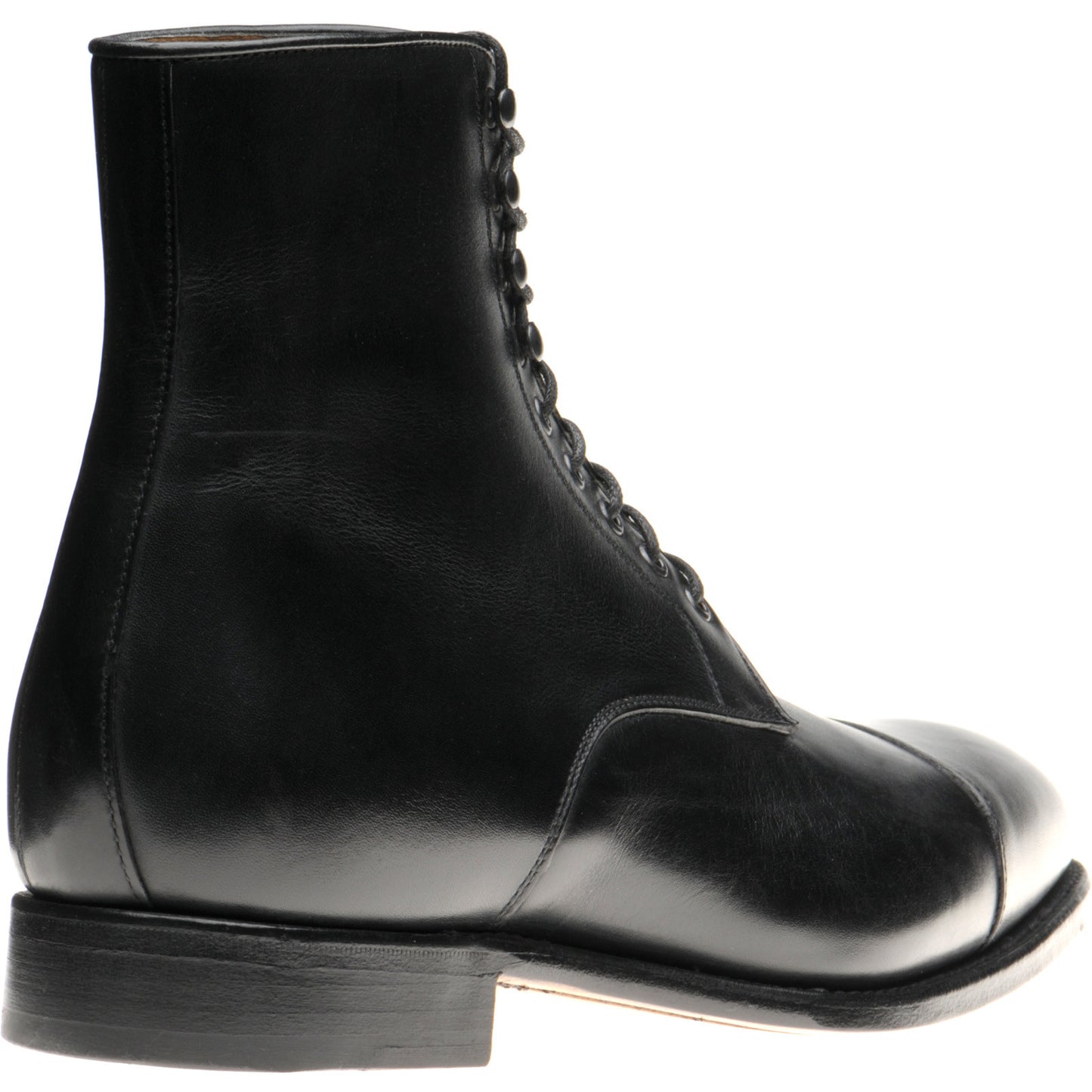 Product image for Herring Mawdsley in black calf