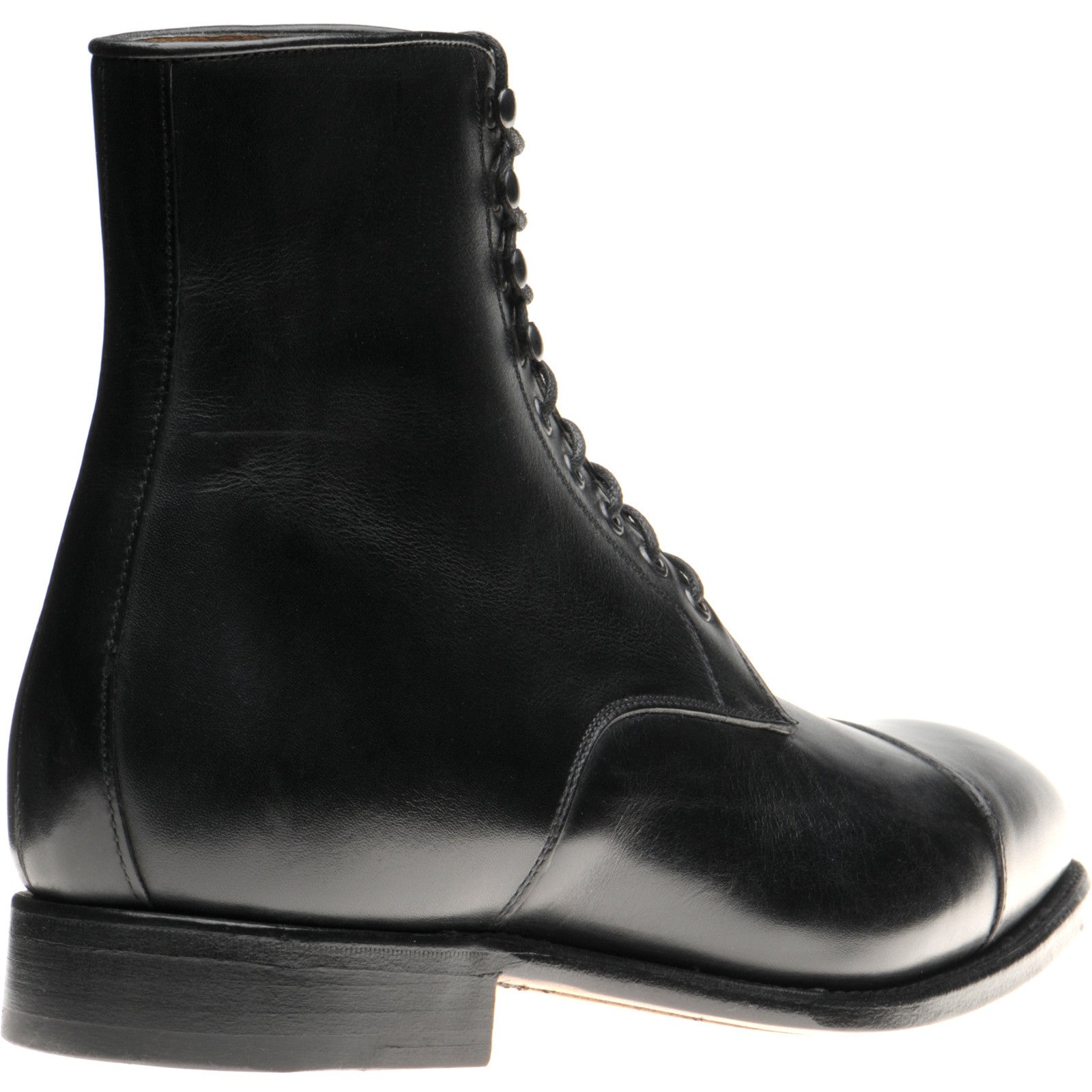 Product image for Herring Mawdsley in black calf