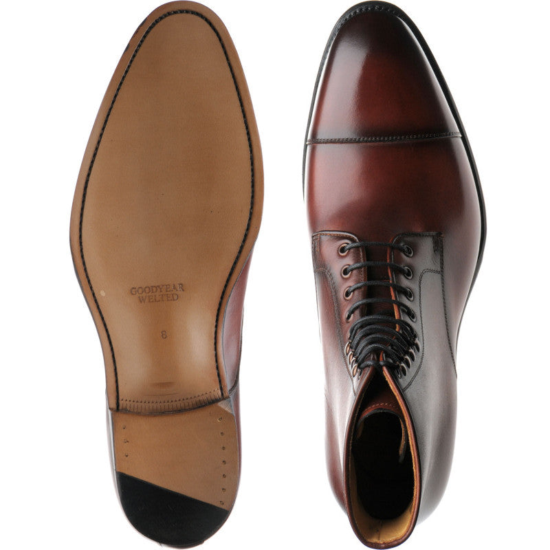 Product image for Herring Mawdsley in rosewood calf