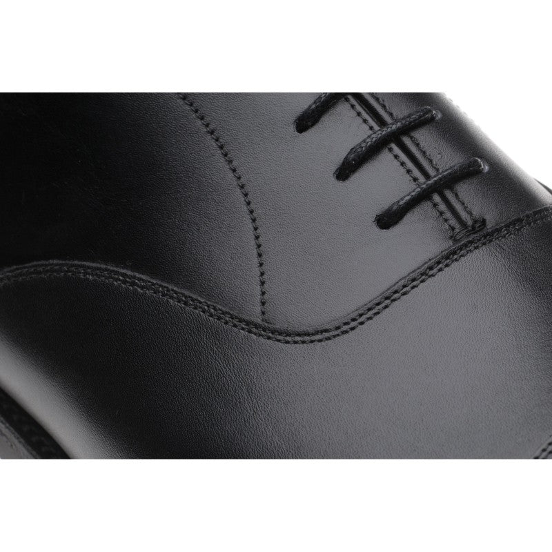 Product image for Herring Mayfair (Rubber) mens rubber-soled Oxfords in black calf