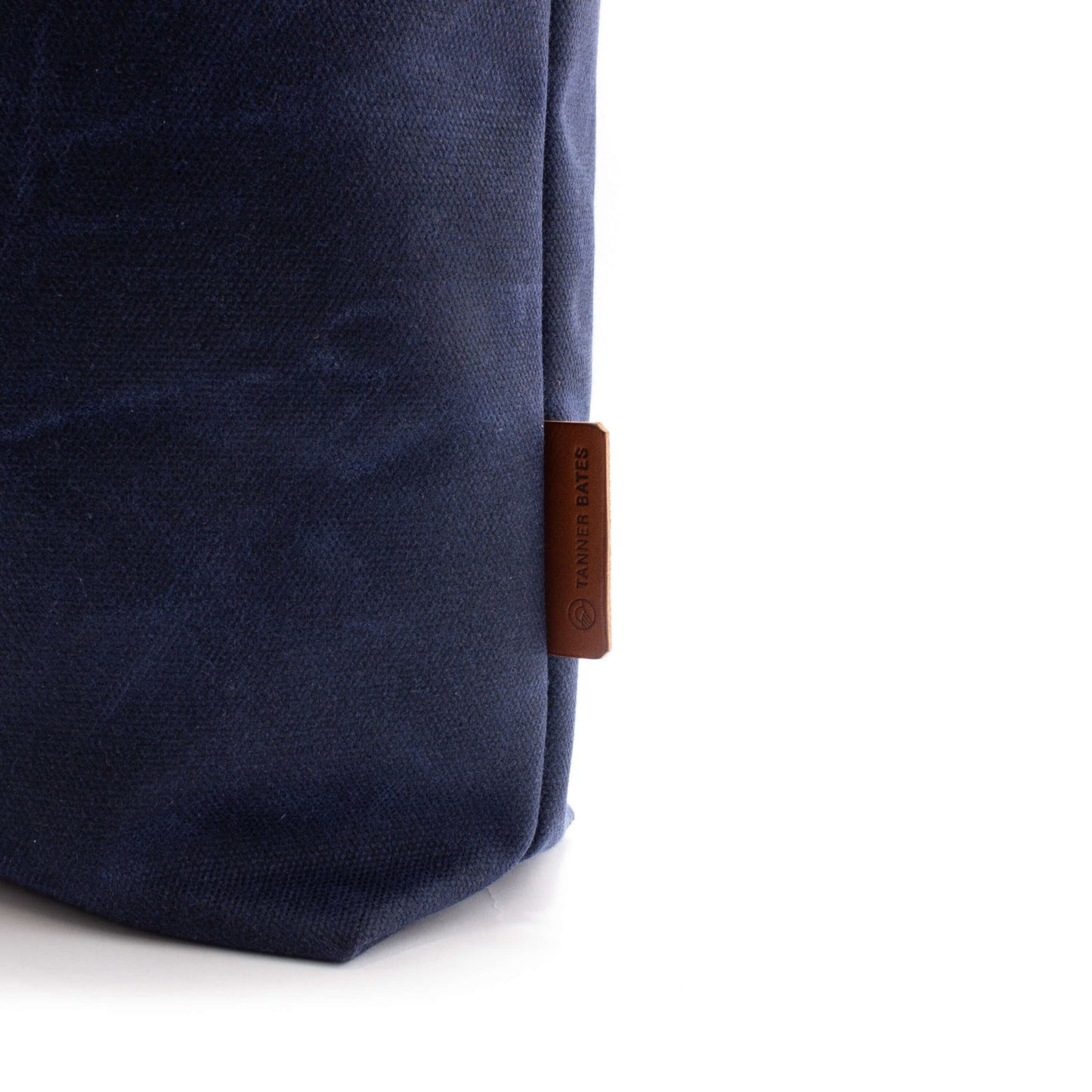 Product image for Herring Mill Bay Tote Bag in navy waxed canvas