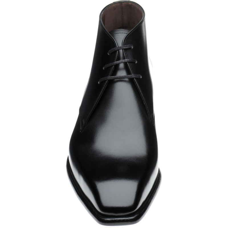 Product image for Herring Milner mens Chukka boots in black calf