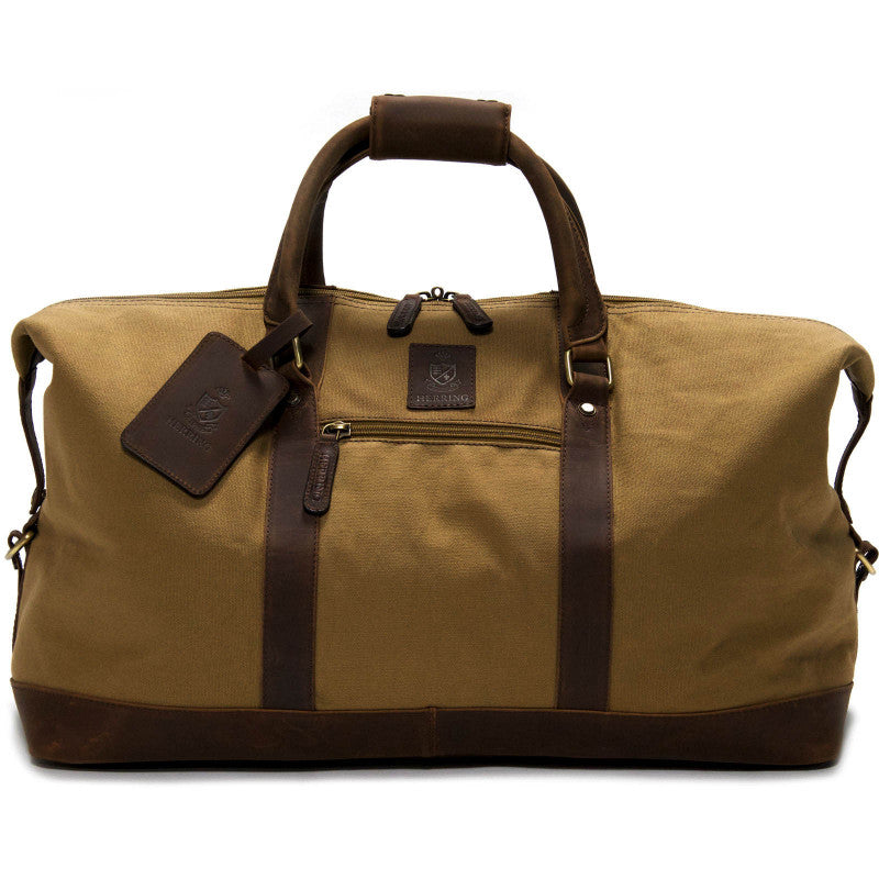 Product image for Herring Montgomery Holdall in brown and khaki