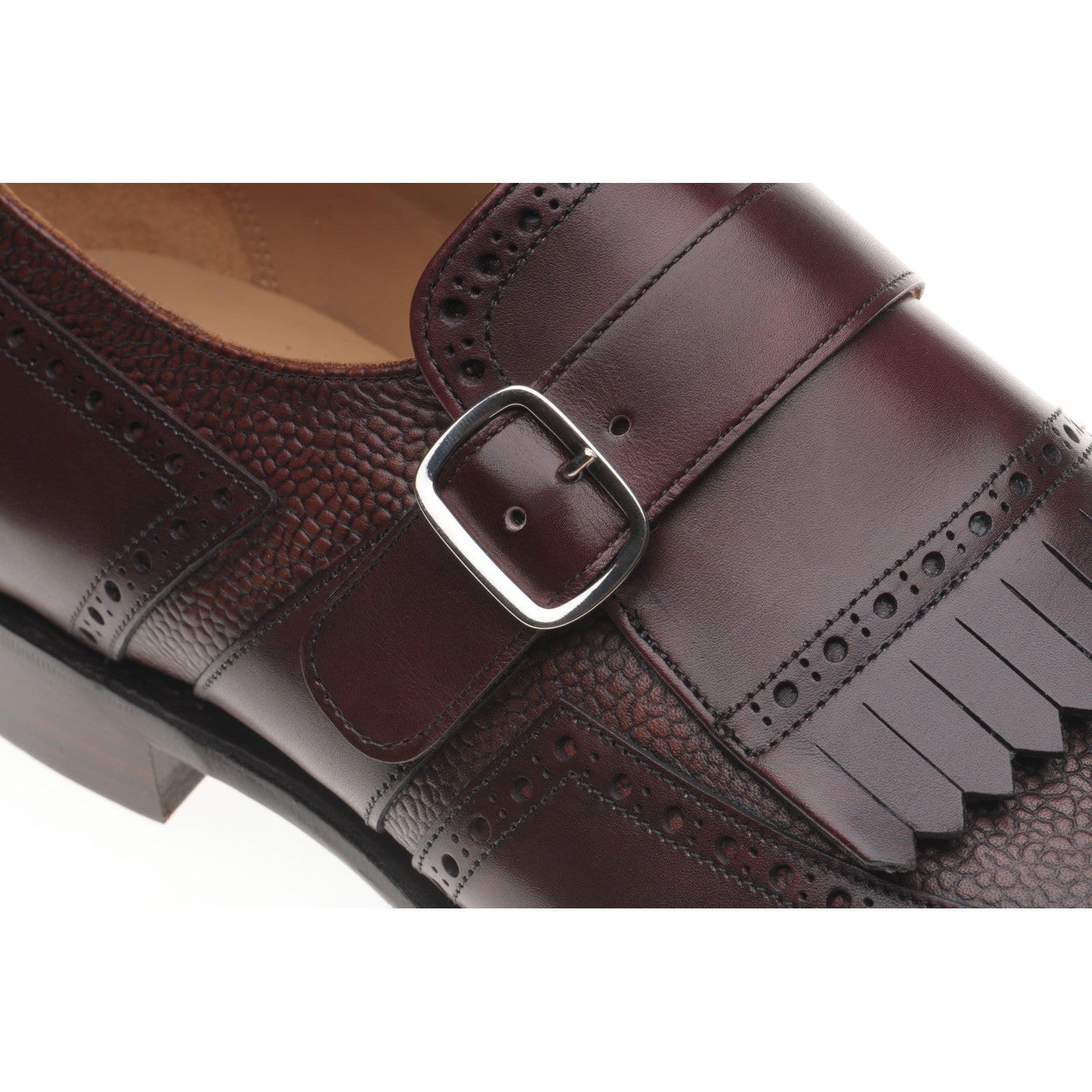 Product image for Herring Montpellier in burgundy calf and grain