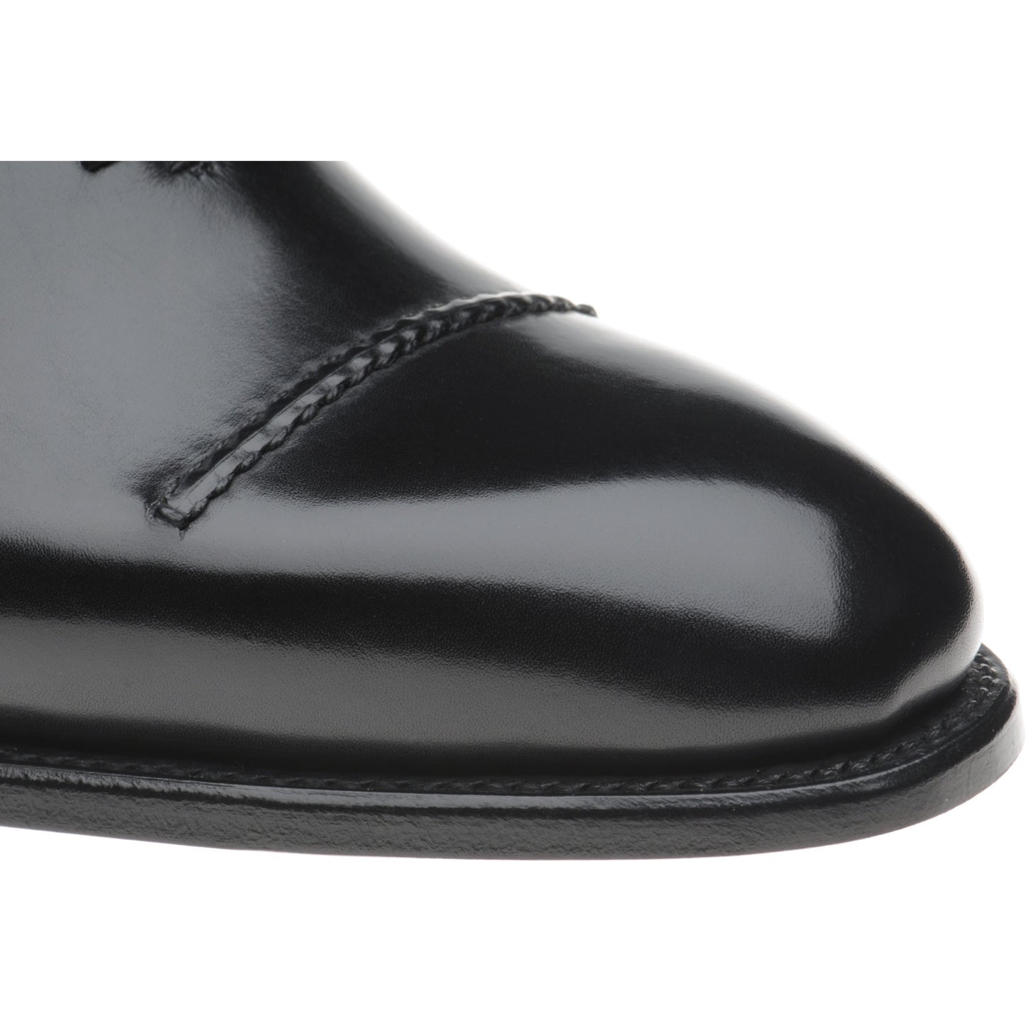 Product image for Herring Mowbray in black calf