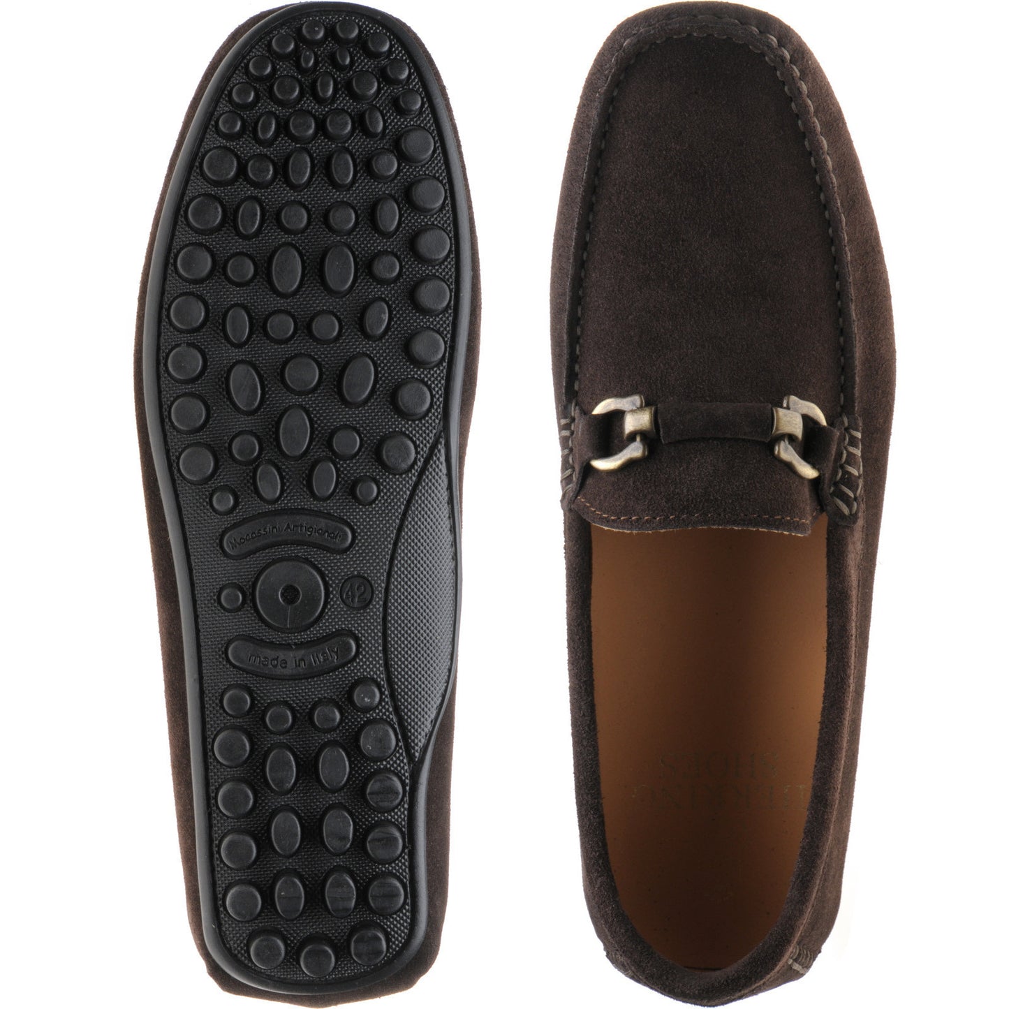 Product image for Herring Mugello in dark brown suede